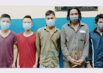 धरानको अस्थायी  प्रहरी चौकीका प्रहरीमाथि आक्रमण गर्ने ५ जना पक्राउ