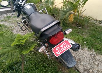 वेवारिसे अवस्थामा मोटरसाइकल फेला