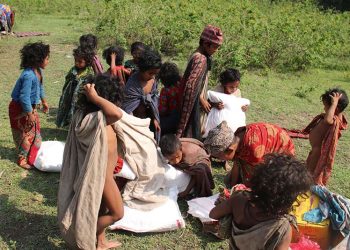 राउटे बस्तीमा राहत वितरण निषेध