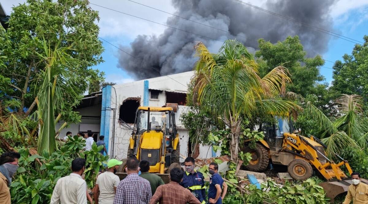 भारतको सेनिटाइजर उत्पादक कम्पनीमा आगलागी हुँदा १५ जनाको मृत्यु