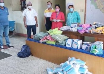 मेचीनगरलाई दुईवटा संस्थाको स्वास्थ्य समाग्री