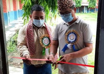 बुद्ध माध्यमिक विद्यालयमा आइसिटी ल्यावको उद्घाटन
