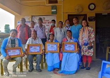 कृषकसहित महिला स्वास्थ्य स्वयम्सेविका पुरस्कृत र सम्मानित