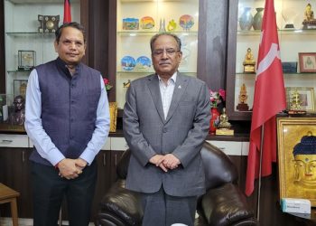 भापजा नेता चौथाइवा र माओवादी केन्द्रका अध्यक्ष दाहाल बीच भेटवार्ता