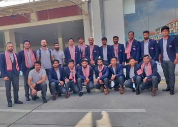 नेपाली राष्ट्रिय क्रिकेट टोली स्वदेश फर्कियो
