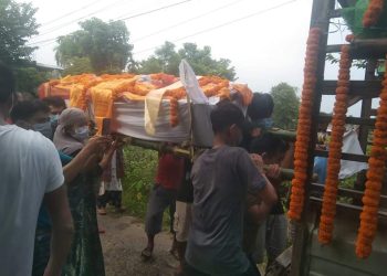 अलविदा उपेन्द…… जहाज चढेर गएको छोरो फर्किदा बाकसमा