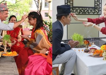 चिनियाँ र अमेरिकी राजदूतले नेपालमा यसरी मनाए दसैं (तस्बिरहरू)