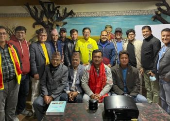 रोटरी क्लब अफ काँकरभिट्टाद्वारा नासाका वैज्ञानिक श्रेष्ठलाई सम्मान