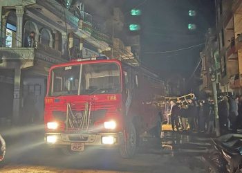 दाङको तुलसीपुरमा आगलागी हुँदा ५ जनाको मृत्यु