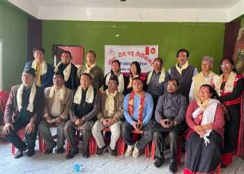 नेवा: देय् दबू मेचीनगर अध्यक्षमा उदयकुमार श्रेष्ठ सर्वसम्मत