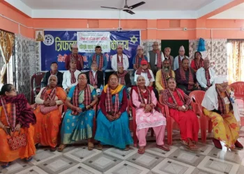 ज्येष्ठ नागरिक मेचीनगर–१० को अध्यक्षमा फलाहारी