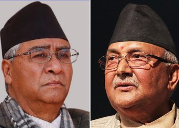देउवालाई ओलीको प्रश्न : नेपाल एक चीन नीतिमा छ कि छैन ?