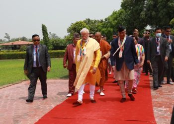 मोदीको लुम्बिनी भ्रमण (फोटो फिचर)