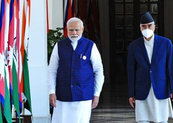 भारतीय प्रधानमन्त्री मोदी लुम्बिनी आइपुगे