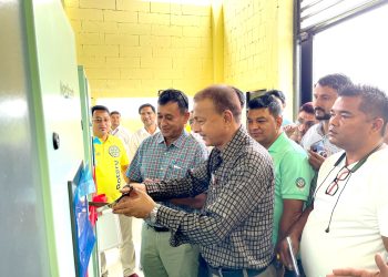 रोटरी काँकरभिट्टाद्वारा अक्सिजन प्लान्ट सम्बन्धित पक्षलाई हस्तान्तरण