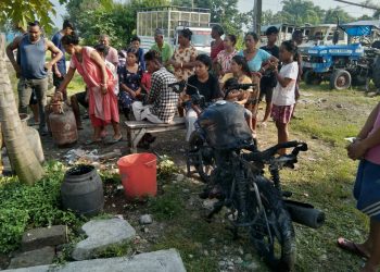 मेचीनगरमा आगलागीबाट  १७ लाख रुपैयाँ बराबरको क्षति
