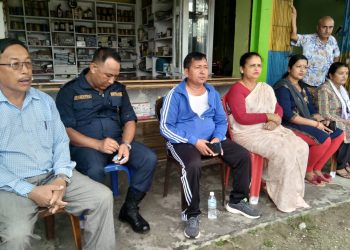 धाइजन बजारमा सरसफाइ तथा शुभकामना आदान प्रदान