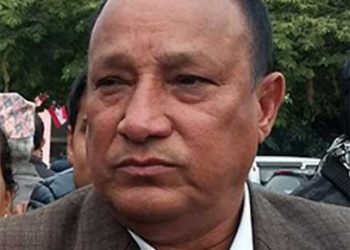 उद्धव थापाद्वारा उम्मेदवारी नदिने घोषणा