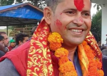 नेपाली कांग्रेस झापाको कार्यबाहक सभापतिको जिम्मेवारी पाण्डेलाई