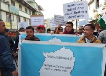 नेपाली भाषीलाई विदेशी भनेपछि सिक्किम आन्दोलित