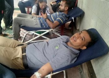 भण्डारीको जन्मजयन्तीमा रक्तदान
