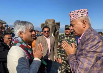 मुख्यमन्त्री कार्की आइतबार दिनभर बाहुनडाँगीमा व्यस्त : हात्तीलाई आम्दानीको श्रोत बनाउँन जोड