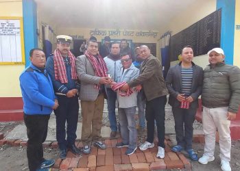 बिदा भए काँकरभिट्टा ट्राफिक प्रहरी इन्चार्ज श्रेष्ठ : पौडेललाई स्वागत