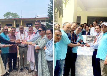 रोटरी क्लब अफ काँकरभिट्टाद्वारा एकैदिन दुईवटा योजना हस्तान्तरण