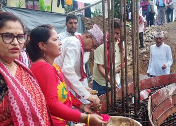 मेचीनगरमा ओभरहेड ट्याङकी शिलान्यास
