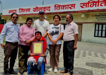 झापामा कोशी प्रदेशस्तरीय बक्सिङ प्रतियोगिताको तयारी