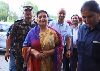 पूर्वराष्ट्रपति भण्डारी र प्रधानमन्त्री ओलीबीच भेटवार्ता, समसामयिक राजनीति र पार्टी विधानबारे छलफल