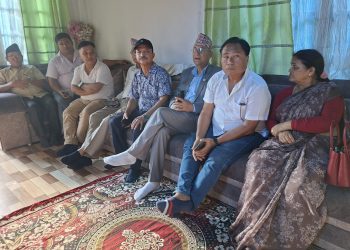 मन्त्री कार्कीसहितको टोली पुग्यो पहिरो पीडितलाई भेटन्
