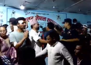 जेन-जी अगुवा सुदन गुरुङको पत्रकार सम्मेलनमा तनाव, पत्रकारमाथि धम्की