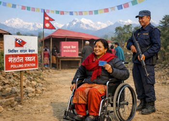 निर्वाचनलाई महिला, ज्येष्ठ नागरिक र अशक्तमैत्री बनाउन मन्त्री श्रेष्ठको जोड; १० भाषामा सूचना प्रसारण सुरु