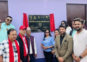 रोटरी क्लब अफ मेचीनगरद्वारा अरनिको माविमा छात्रामैत्री शौचालय निर्माण