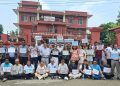 जिल्ला प्रशासन कार्यालयको मुल गेटमा पत्रकारको धर्ना