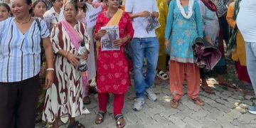 मौसमीलाई न्याय माग्दै प्रदर्शन