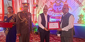 मेचीनगरका गुरागाईँलाई सशस्त्रको सम्मान