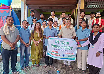 झापाको दक्षिणक्षेत्रमा वृहद निःशुल्क स्वास्थ्य शिविर