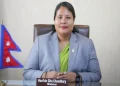 कृषि, वन तथा पर्यावरण मन्त्री गिता चौधरी