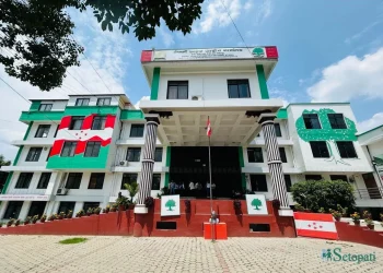 नेपाली कांग्रेसका सभापति गगन थापा महाधिवेशन स्थलमा