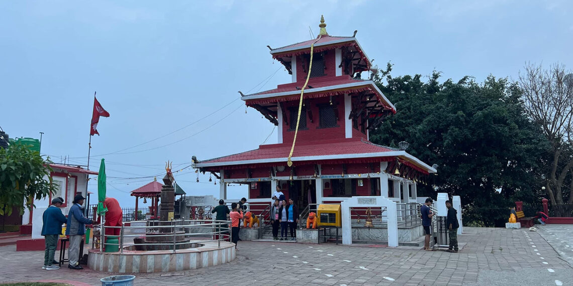 देवघाट र मौलाकालिका क्षेत्रको दृश्य