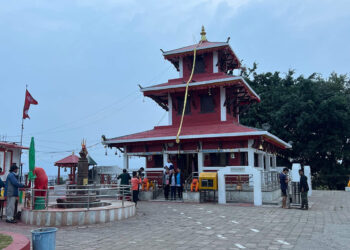 देवघाट र मौलाकालिका क्षेत्रको दृश्य