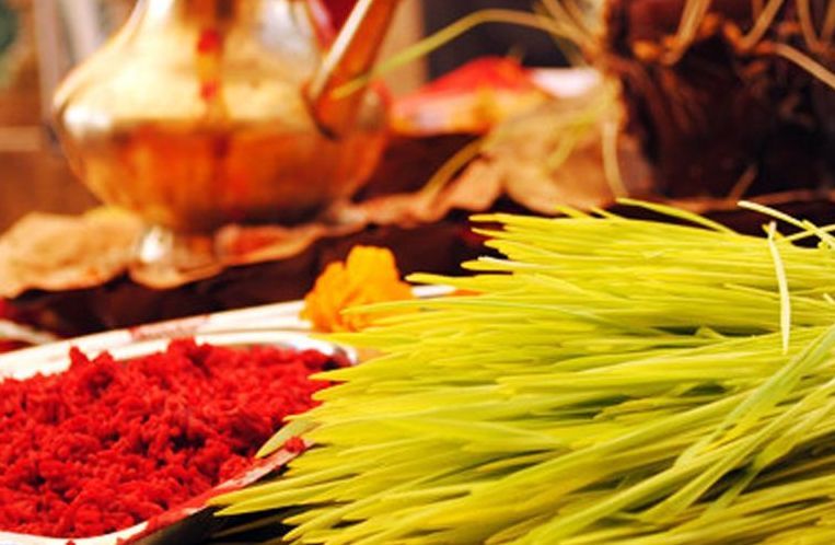 नेपालमा बडादशैँको टीका लगाउँदै विदेशी पर्यटकहरू