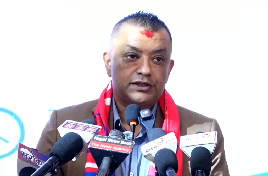 नेपाली कांग्रेसका सभापति गगनकुमार थापा