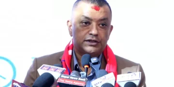 नेपाली कांग्रेसका सभापति गगनकुमार थापा