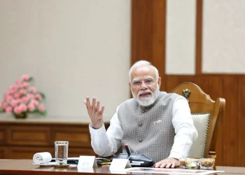 भारतीय झण्डा र सरकारी कार्यालय भवन
