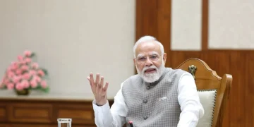 भारतीय झण्डा र सरकारी कार्यालय भवन