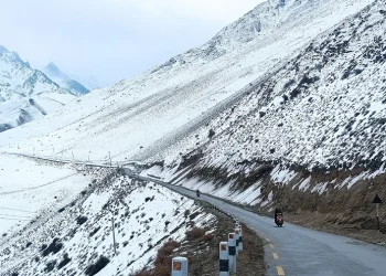मुस्ताङको मुक्तिनाथ क्षेत्रको एक दृश्य