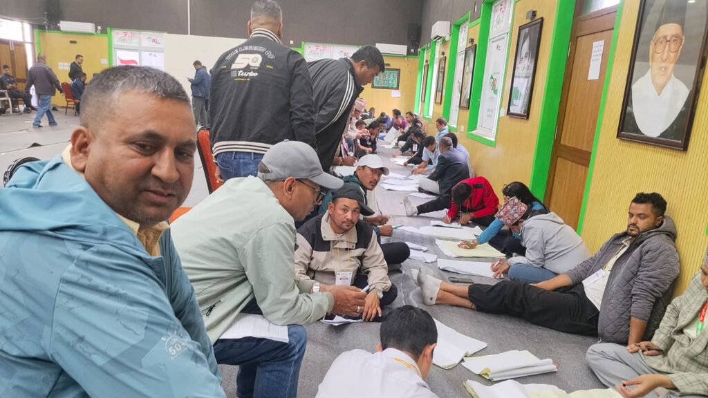 नेपाली कांग्रेसको महाधिवेशन मतगणना स्थल
